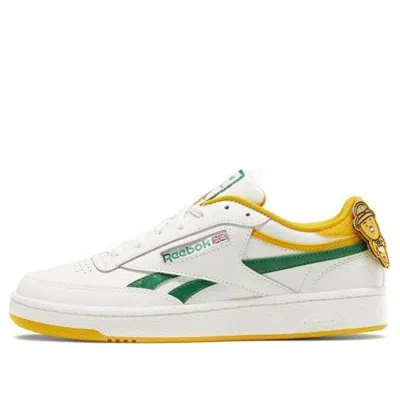 REEBOK Kakao x Reebok Club C Cozy Wear-Resistant Skate Shoes White Green Unisex 'White Green'