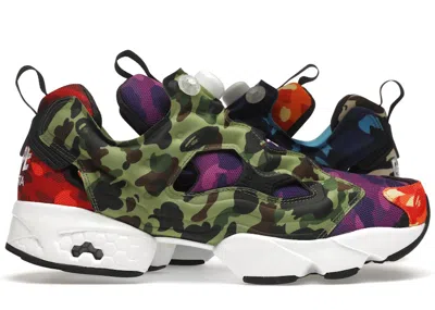REEBOK MEN'S REEBOK INSTAPUMP FURY BAPE CAMO SNEAKERS