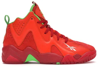 REEBOK MEN'S REEBOK KAMIKAZE II PACKER SNEAKERS CHILI PEPPER SNEAKERS IN RED/ORANGE/GREEN