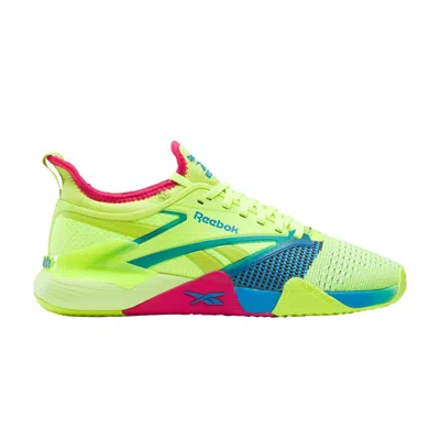REEBOK NANO COURT 'DIGITAL LIME AQUA PINK'