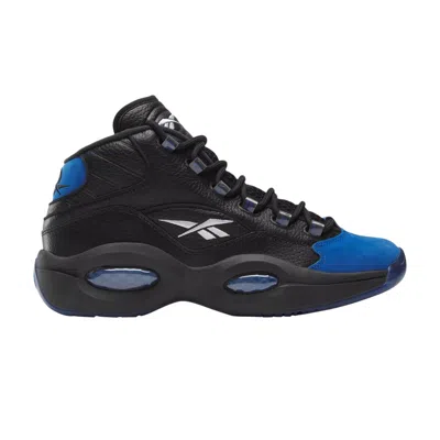 REEBOK QUESTION MID 'BLACK VECTOR BLUE'