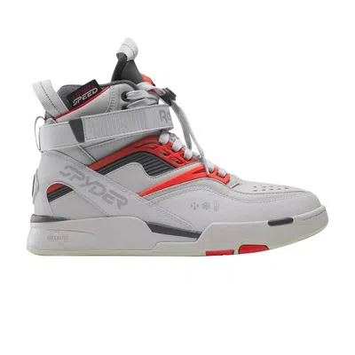 REEBOK SPYDER X PUMP TZ 'PURE GREY CANTON RED'