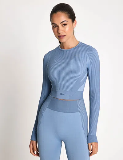 REEBOK WOMEN'S RBK-LAB LONG-SLEEVE SEAMLESS TOP
