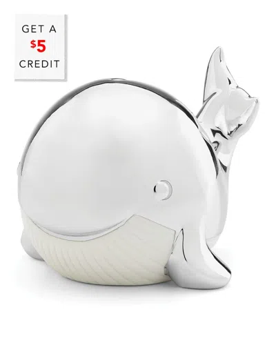 REED AND BARTON REED AND BARTON MYSTIC SEA WHALE BANK WITH $5 CREDIT