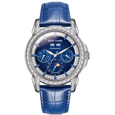 REEF TIGER REEF TIGER MEN AUTOMATIC WATCH LUXURY MECHANICAL MULTI DIAL YEAR MONTH WEEK DATE