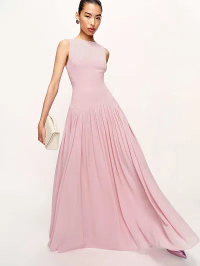 REFORMATION CAMELLA DRESS PINK 6