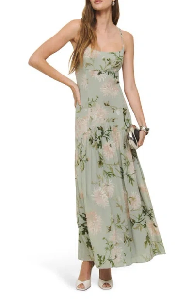 REFORMATION REFORMATION CATANA FLORAL GEORGETTE MAXI DRESS