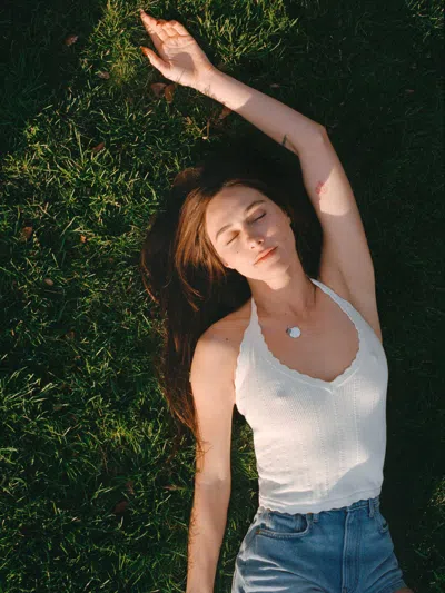 REFORMATION CHRISTINA COTTON SWEATER TANK TOP IVORY XS