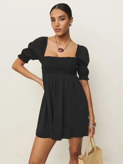 REFORMATION DIONE DRESS BLACK 2