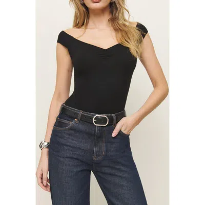 REFORMATION REFORMATION HAVEN CAP SLEEVE KNIT TOP