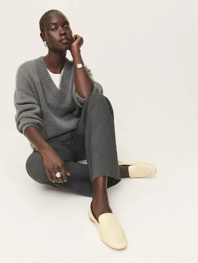 REFORMATION KAT SOFT LOAFER IVORY 10.5