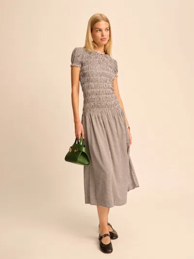 REFORMATION KIRIA DRESS BLACK 10