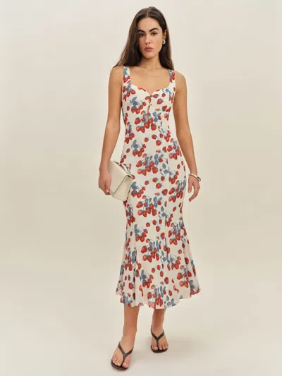 REFORMATION LAINE DRESS IVORY 10