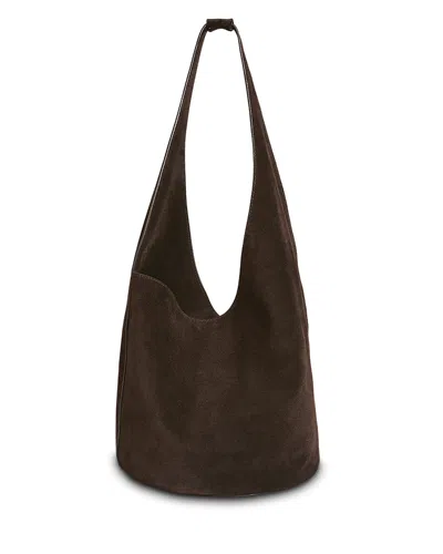 REFORMATION MEDIUM SILVANA SUEDE BUCKET BAG