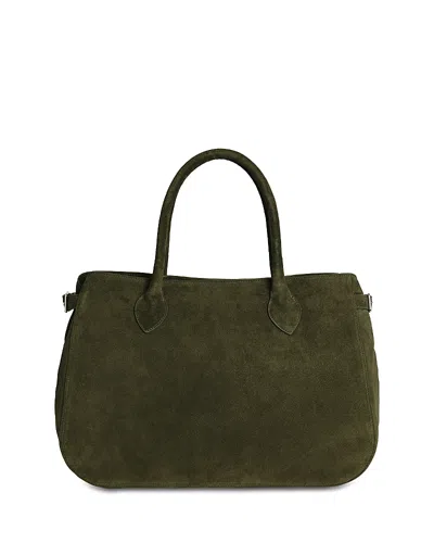 REFORMATION OVERSIZED SUEDE PATRIZIA BAG