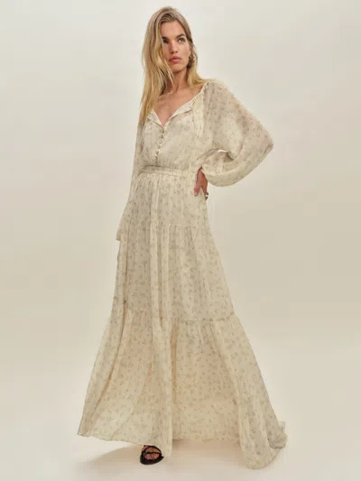 REFORMATION BECCA DRESS IVORY SMALL