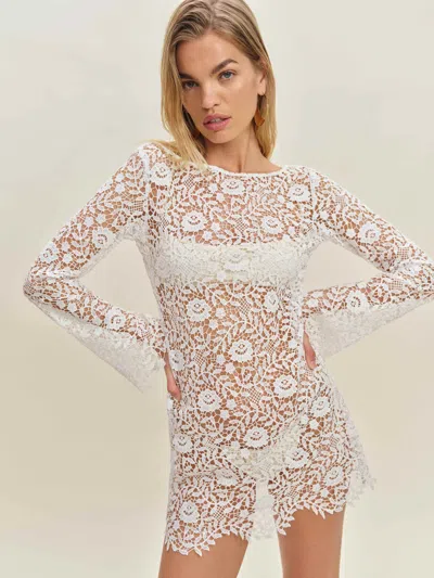REFORMATION SEREIA DRESS IVORY MEDIUM