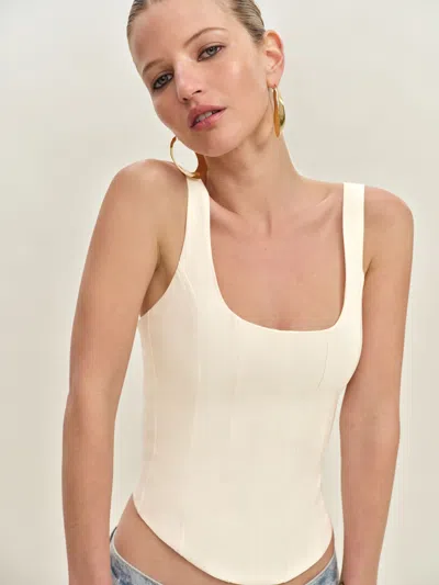 REFORMATION SEREN TOP IVORY 12