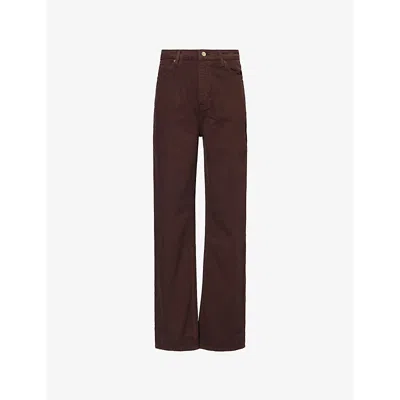 REFORMATION WOMENS REFORMATION WILDER WIDE-LEG DENIM JEANS