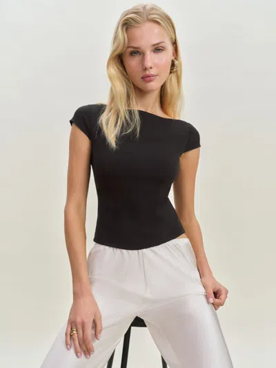REFORMATION YVETTE TOP BLACK 8