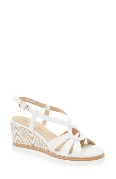 REGARDE LE CIEL REGARDE LE CIEL MADISON SLINGBACK PLATFORM WEDGE SANDAL