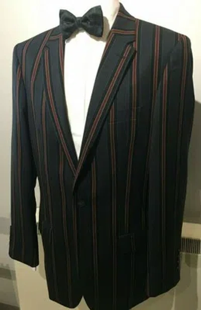 REGATTA HENLEY REGATTA MARINEBLAU ROT GELB STREIFEN BLAZER SOMMER PARTY BOOTFAHREN JACKE