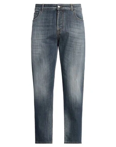 REIGN REIGN MAN JEANS BLUE SIZE 33 COTTON, ELASTANE