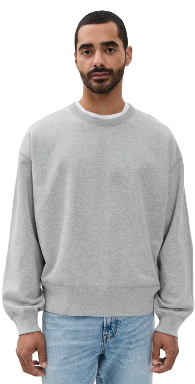 REIGNING CHAMP MID-WEIGHT TERRY RELAXED CREW NECK HGREY