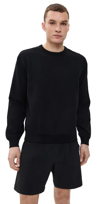 REIGNING CHAMP MID-WEIGHT TERRY STANDARD CREW NECK BLACK