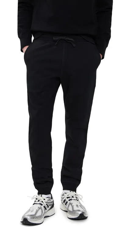 REIGNING CHAMP MIDWEIGHT TERRY SLIM SWEATPANTS BLACK