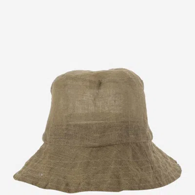 REINHARD PLANK WOMEN KHAKI BUCKET HAT, S LUXURY HATS FOR WOMEN DARVEYS