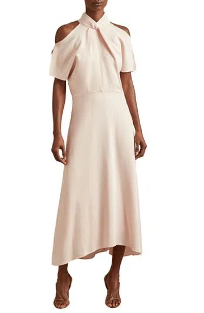 REISS REISS ANDRESSA COLD SHOULDER MIDI DRESS