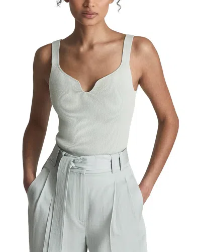 REISS DAISY SWEETHEART NECK TOP