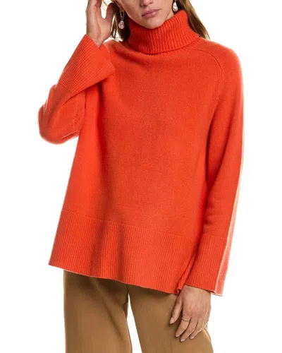 REISS EDINA RELAXED WOOL & CASHMERE-BLEND ROLL NECK SWEATER