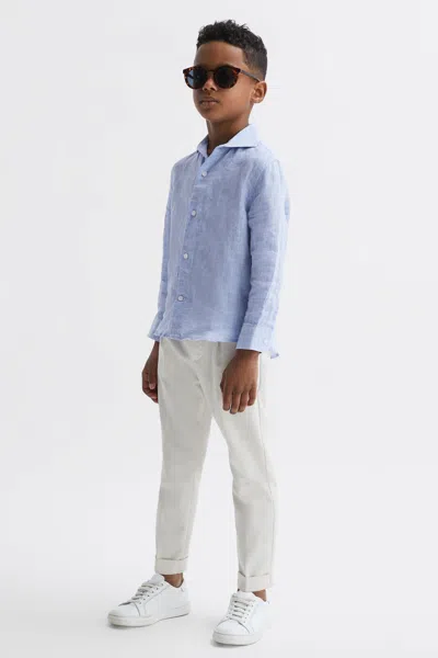 REISS HEMD AUS LEINEN IN NORMALER PASSFORM