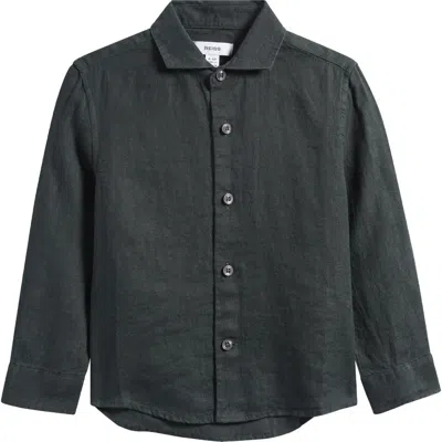 REISS REISS KIDS' LINEN BUTTON-UP SHIRT