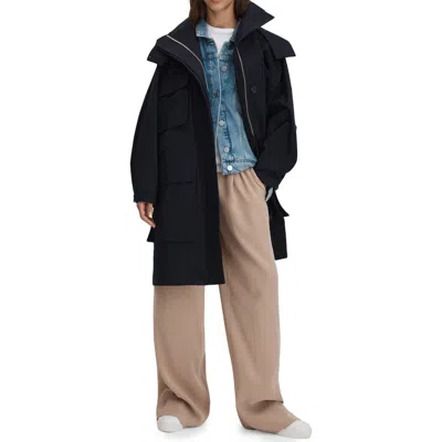 REISS REISS PEYTON HOODED COTTON PARKA COAT