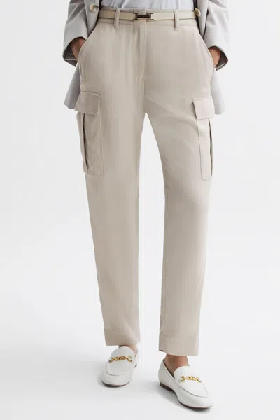 REISS REISS STONE BECCA TAPERED COMBAT TROUSERS