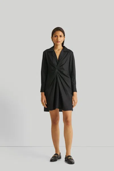 REISTOR FRONT TWIST BLACK DRESS