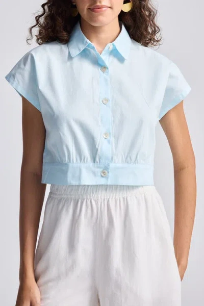 REISTOR REISTOR OVERSIZED CROP SHIRT