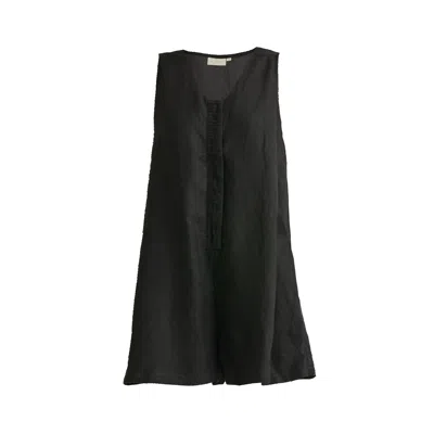 REISTOR WOMEN'S ROMP & PLAY ROMPER IN BLACK