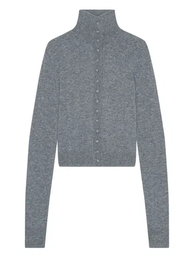 REMAIN BIRGER CHRISTENSEN HIGH-NECK BUTTON CARDIGAN