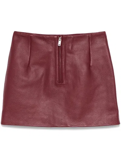 REMAIN LEATHER MINI SKIRT