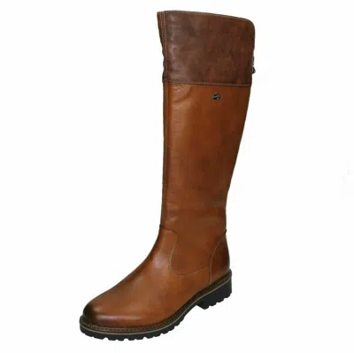 REMONTE.TEX DAMEN REMONTE TEX R6581 LEDER REISSVERSCHLUSS WARM GEFÜTTERT HEEL REITEN KNIEHOCH