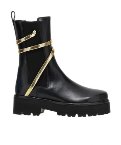 RENÉ CAOVILLA RENÉ CAOVILLA EMBELLISHED CLEO ANKLE BOOTS