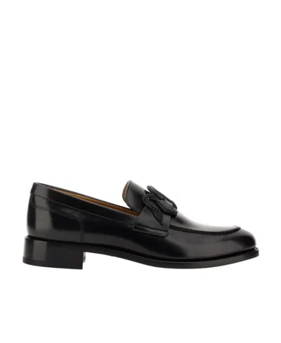 RENÉ CAOVILLA RENÉ CAOVILLA MORGANA EMBELLISHED SLIP-ON LOAFERS