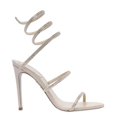 RENÉ CAOVILLA RENÉ CAOVILLA CLEO EMBELLISHED HEELED SANDALS