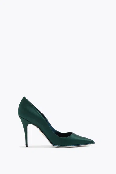 RENÉ CAOVILLA TAYLOR FOREST GREEN PUMP 100