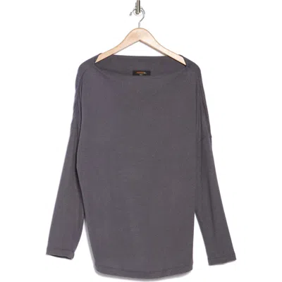 RENEE C RENEE C BRUSHED KNIT LONG SLEEVE TOP