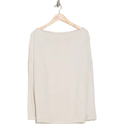 RENEE C RENEE C BRUSHED KNIT LONG SLEEVE TOP